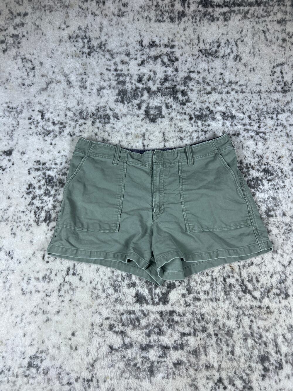 American Eagle Outfitters Low Rise Canvas Shorts Womans 12 Vintage Y2k